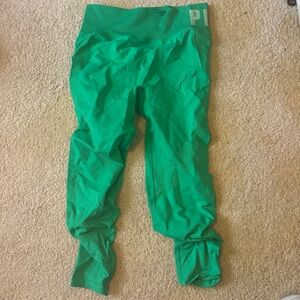 PINK Victoria's Secret Bright Green Seamless Leggings